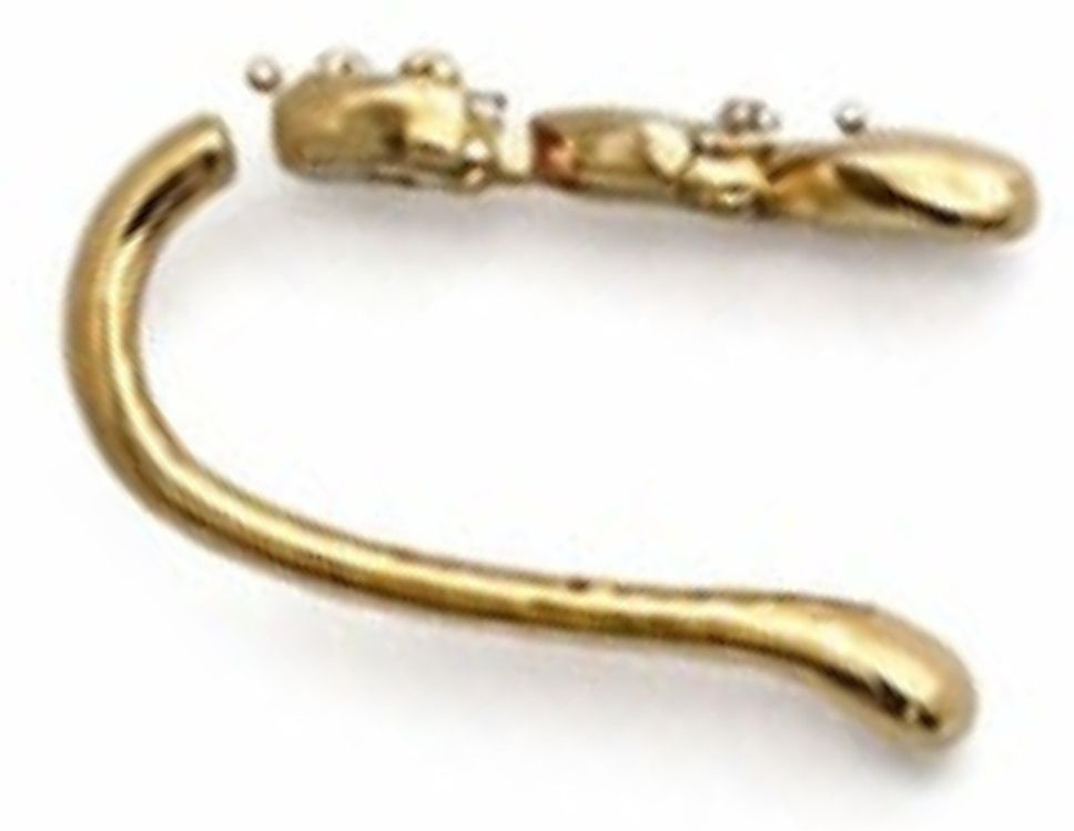 Gold Leaf Nose Pin