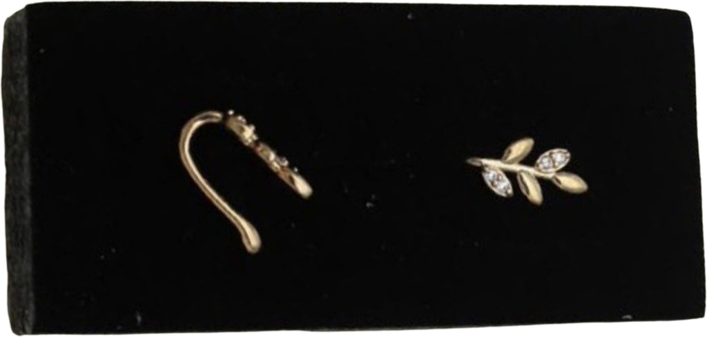 Gold Leaf Nose Pin