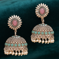 Oxidised Jhumka Earrings