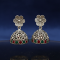 oxidize Jhumka Red & Green