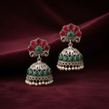 Oxidised Silver Jhumka